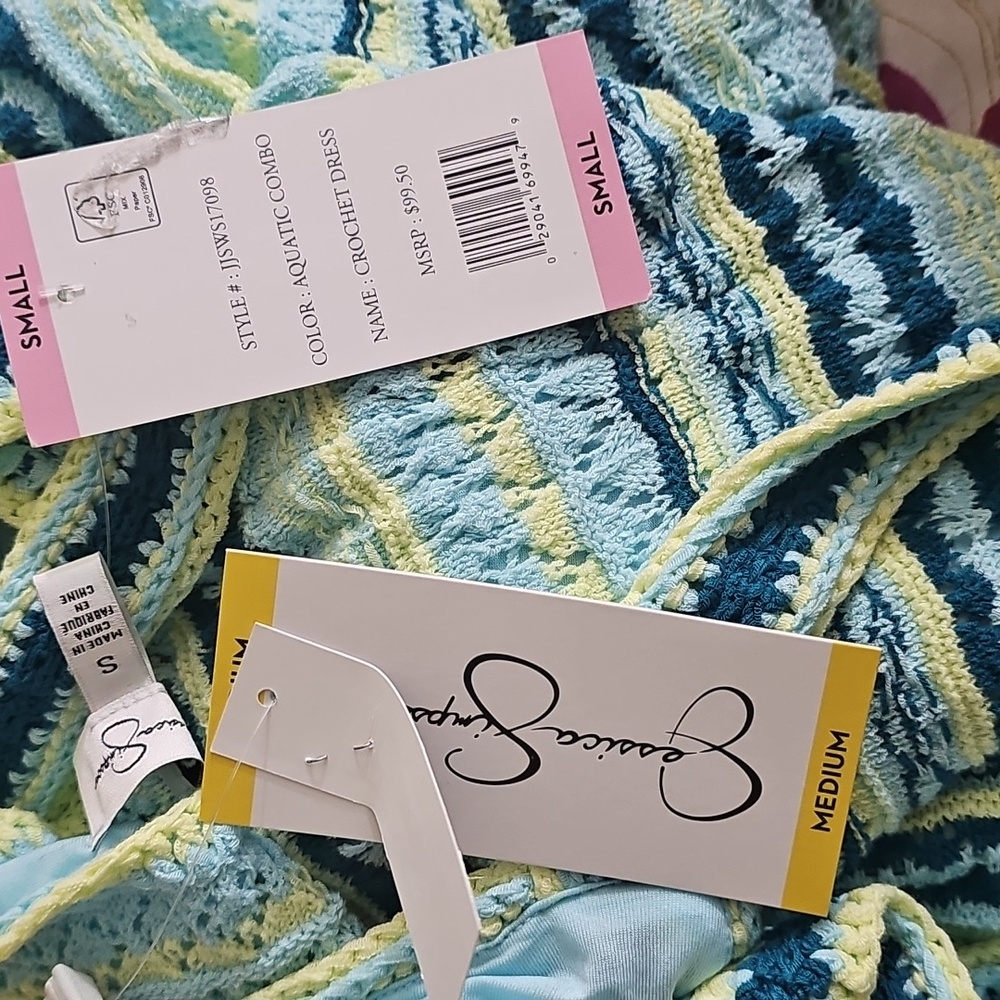 Jessica Simpson Women's Dresses Nwt Jessica Simpson Crochet Midi Dress - Picture 6 of 7